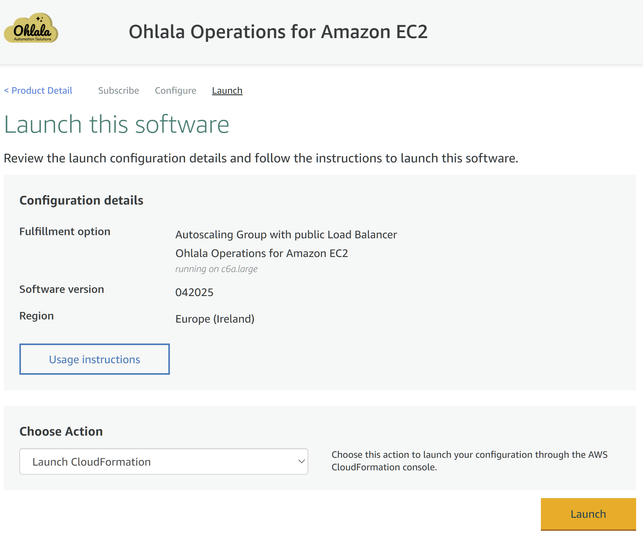 Launch this software