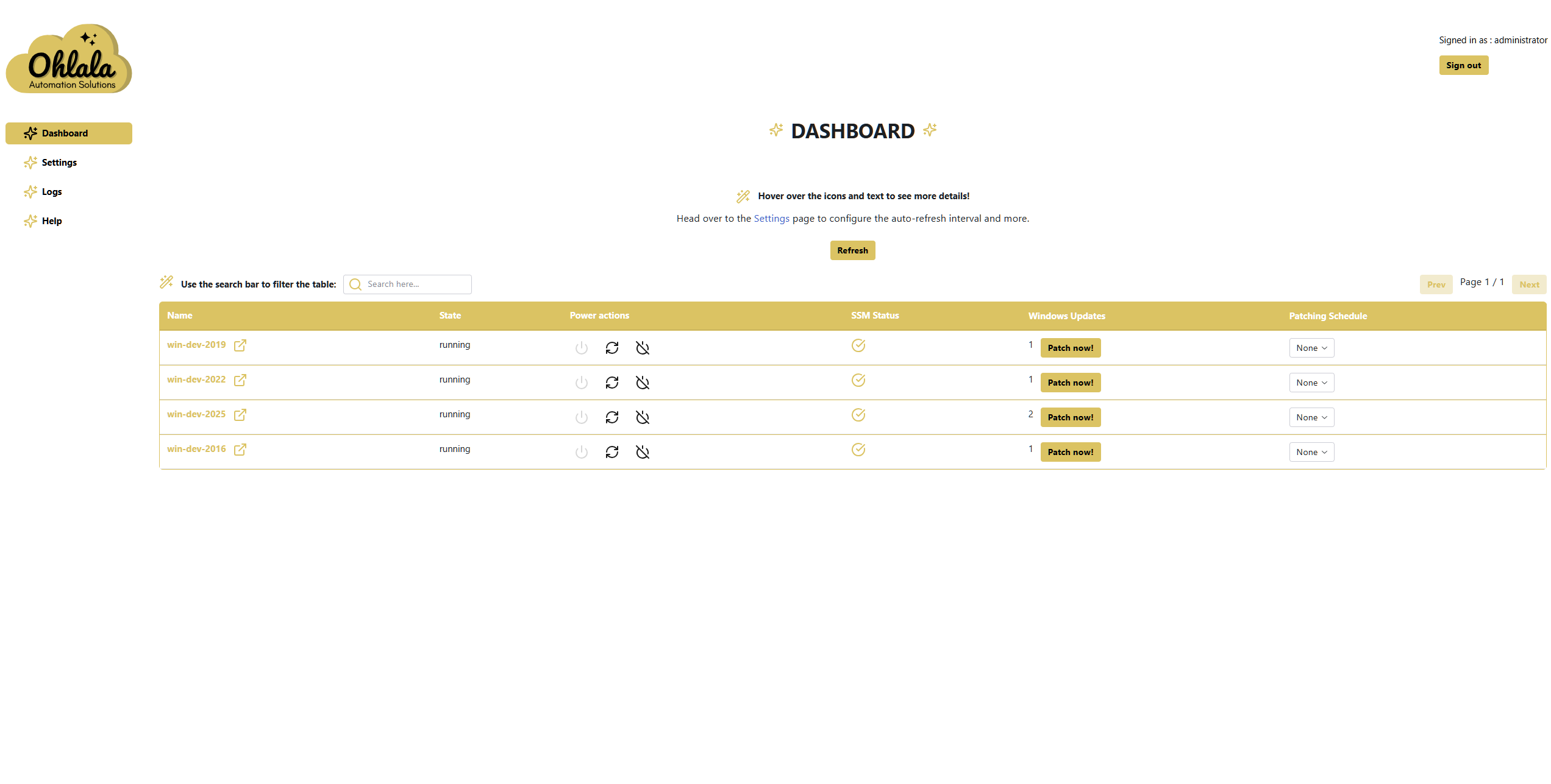 Dashboard