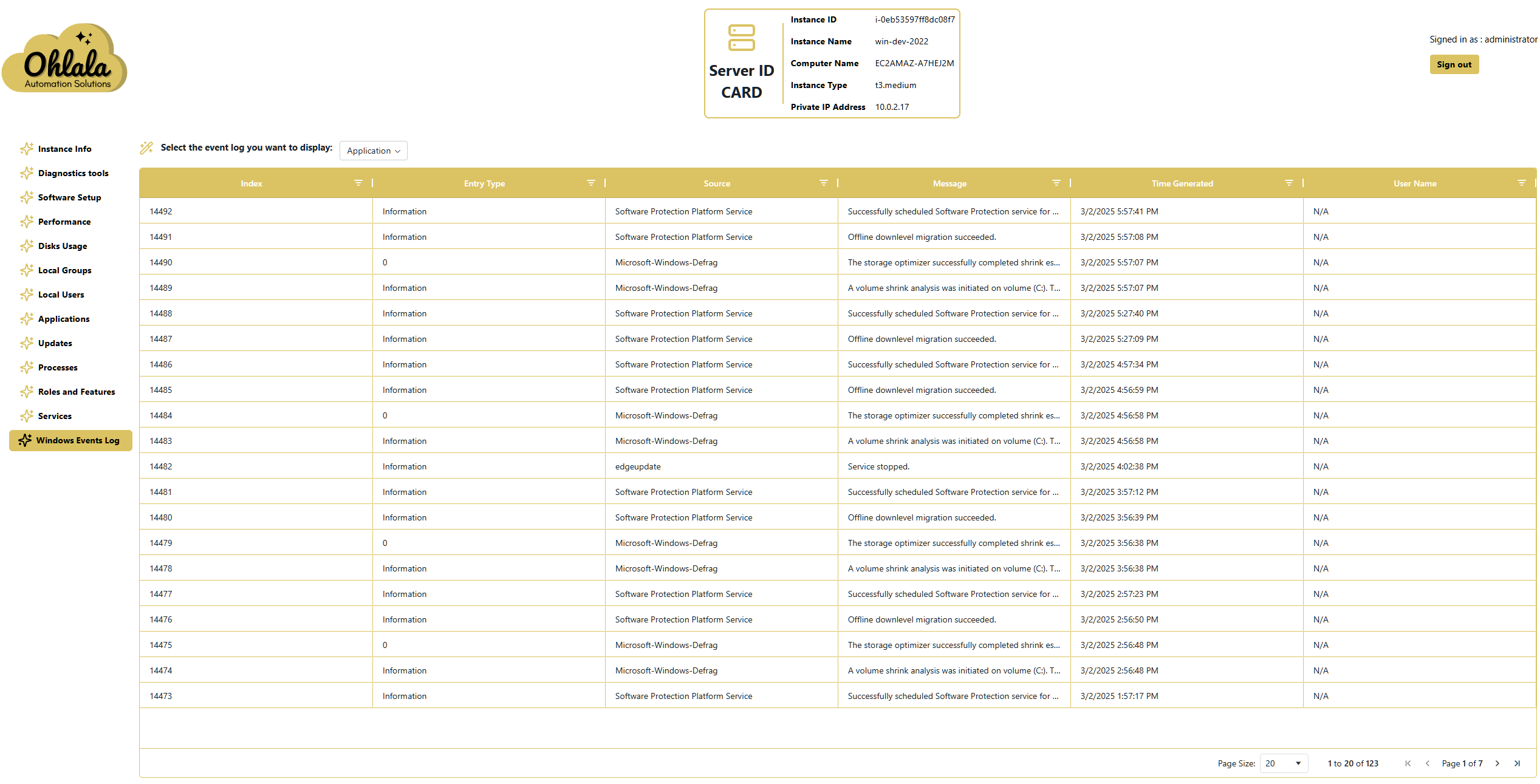 Windows Event Logs