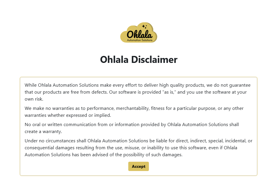 Disclaimer
