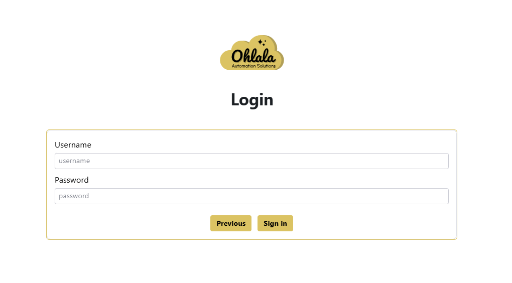 Login Page